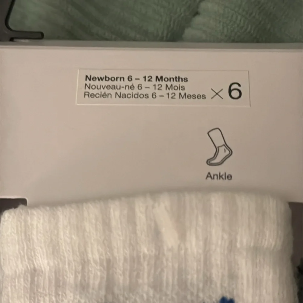 🆕 Nike Socks 6 Pack Newborn 6-12 months